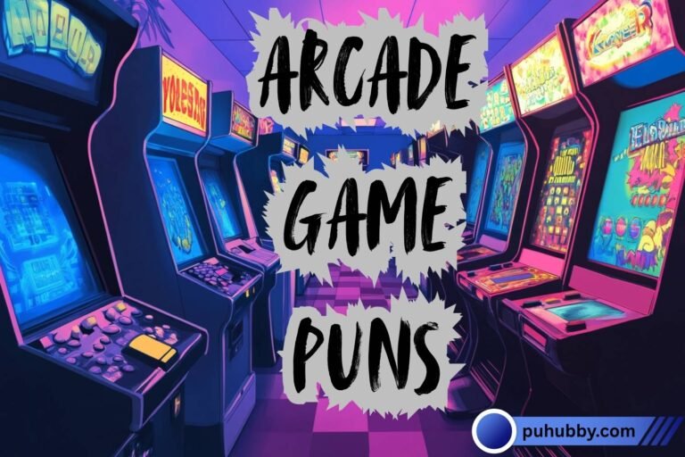 arcade game puns