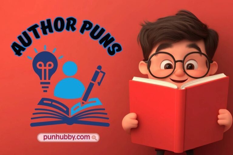 author puns