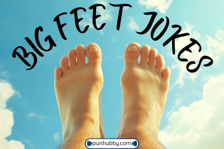 big feet jokes