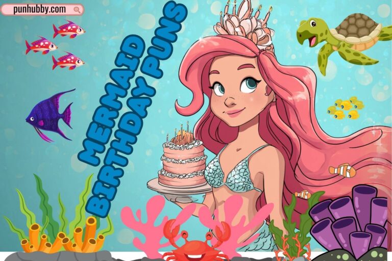 mermaid birthday puns
