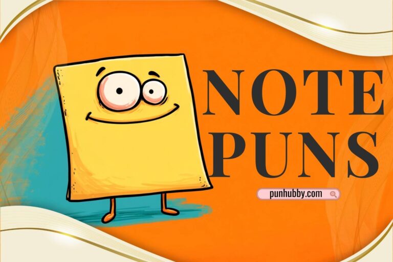 note puns