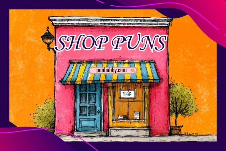 shop puns