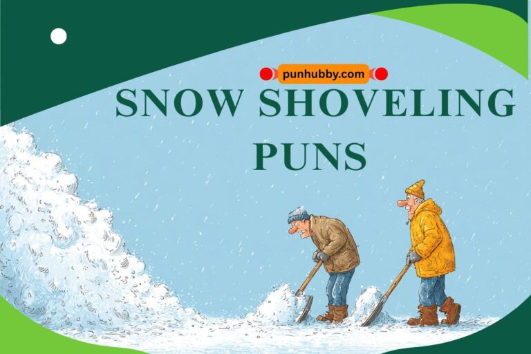 snow shoveling puns